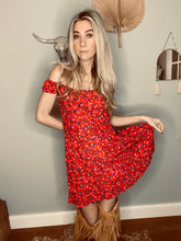 Load image into Gallery viewer, Unicorn *Spell and the Gypsy Collective rambling rose  spell Sunset Road mini dress vintage