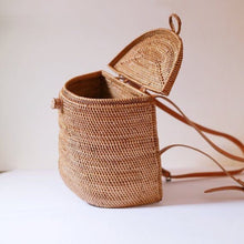 Load image into Gallery viewer, &quot;Dewi&quot; - Rattan Backpack