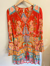 Load image into Gallery viewer, Spell and the Gypsy SPELL LOTUS PLAYDRESS RUBY vintage