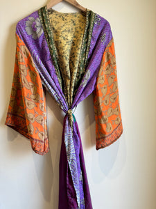 Patchwork Long Duster Kimono