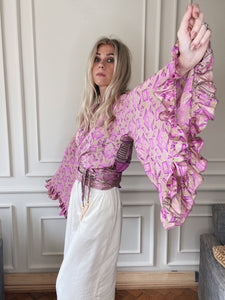 Goddess frill sleeve top-sale 25£