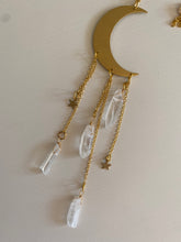 Load image into Gallery viewer, Handmade Aura Quartz Moon Star Necklace