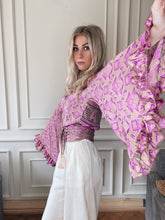 Load image into Gallery viewer, Goddess frill sleeve top-sale 25£