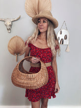 Load image into Gallery viewer, Anya moon willow wicker basket