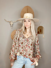 Load image into Gallery viewer, Boho Blouse red