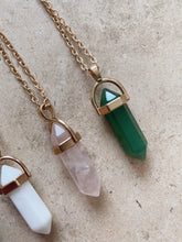 Load image into Gallery viewer, Vibe High Natural stone gold necklace