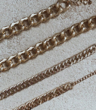 Load image into Gallery viewer, Cuban Chunky Chain necklace and bracelet Set