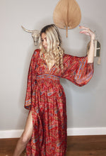 Load image into Gallery viewer, Woodland Goddess dress red