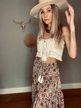 Load image into Gallery viewer, Boho skirt red