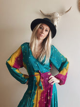 Load image into Gallery viewer, Daisy Jones silk wrap dress- sale 30£