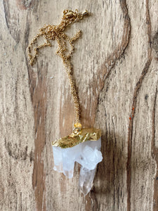 NEW!! Crystal Dreams druzy necklace