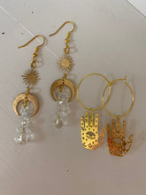 Load image into Gallery viewer, Celestial Goddess earrings