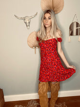 Load image into Gallery viewer, Unicorn *Spell and the Gypsy Collective rambling rose  spell Sunset Road mini dress vintage