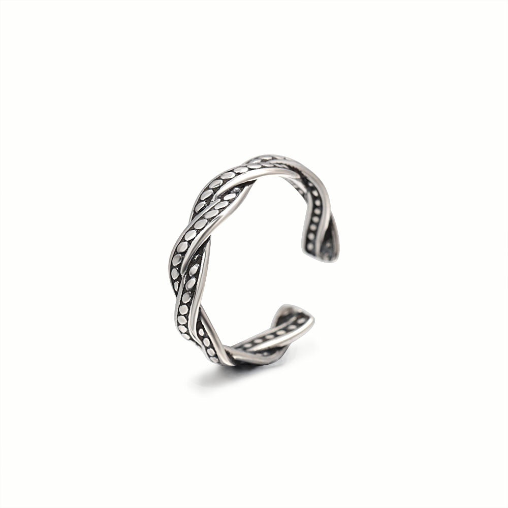 Intertwined Paths ring
