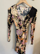 Load image into Gallery viewer, Spell and the Gypsy Collective  Blue skies short wrap dress vintage