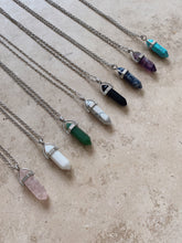 Load image into Gallery viewer, Vibe High Natural stone silver necklace