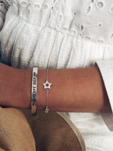 Load image into Gallery viewer, Starlight Double Star silver bracelet