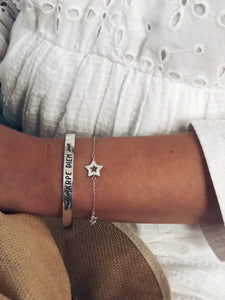 Starlight Double Star silver bracelet